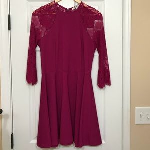 Maroon BB Dakota dress